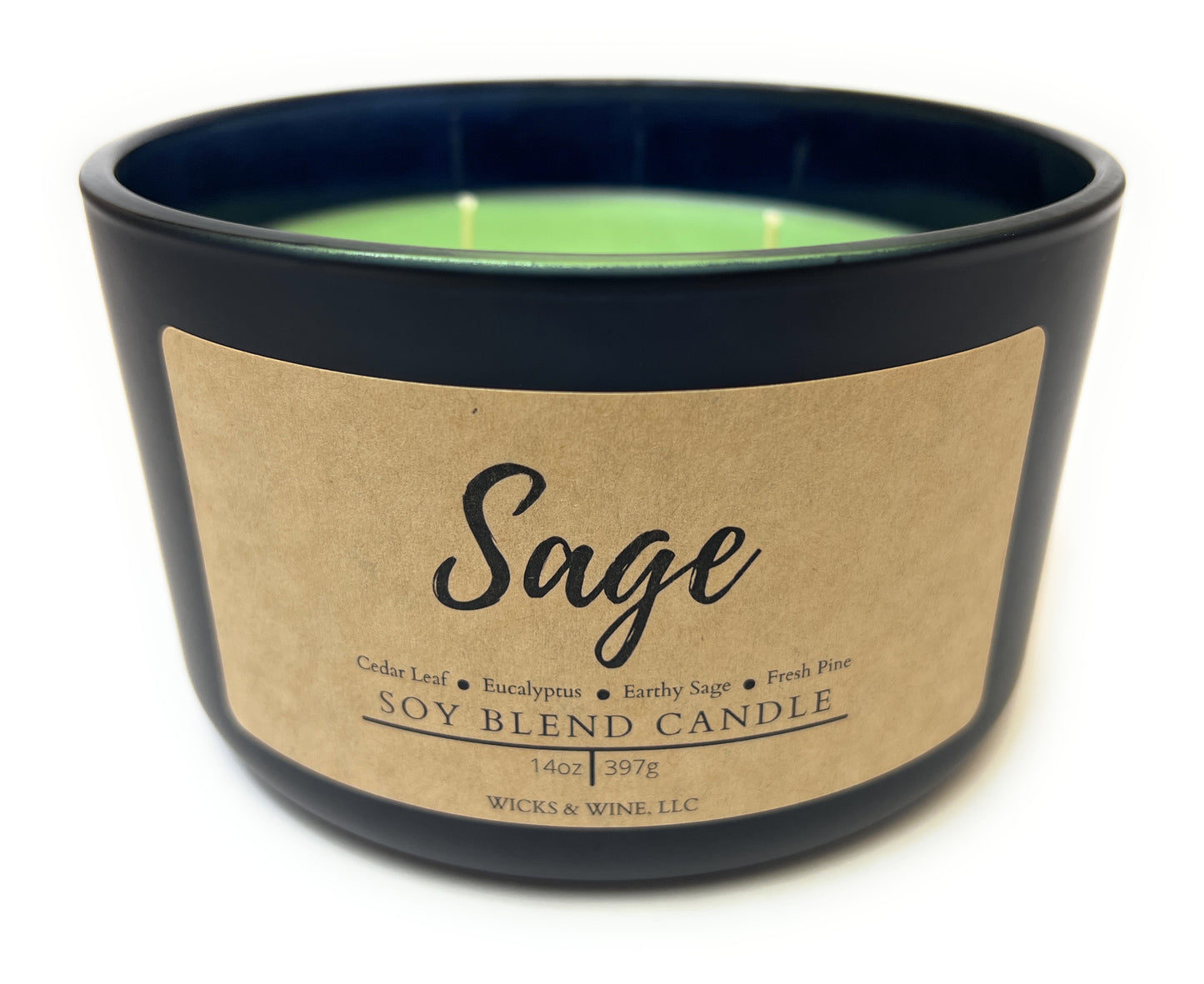 Sage 3 Wick Candle