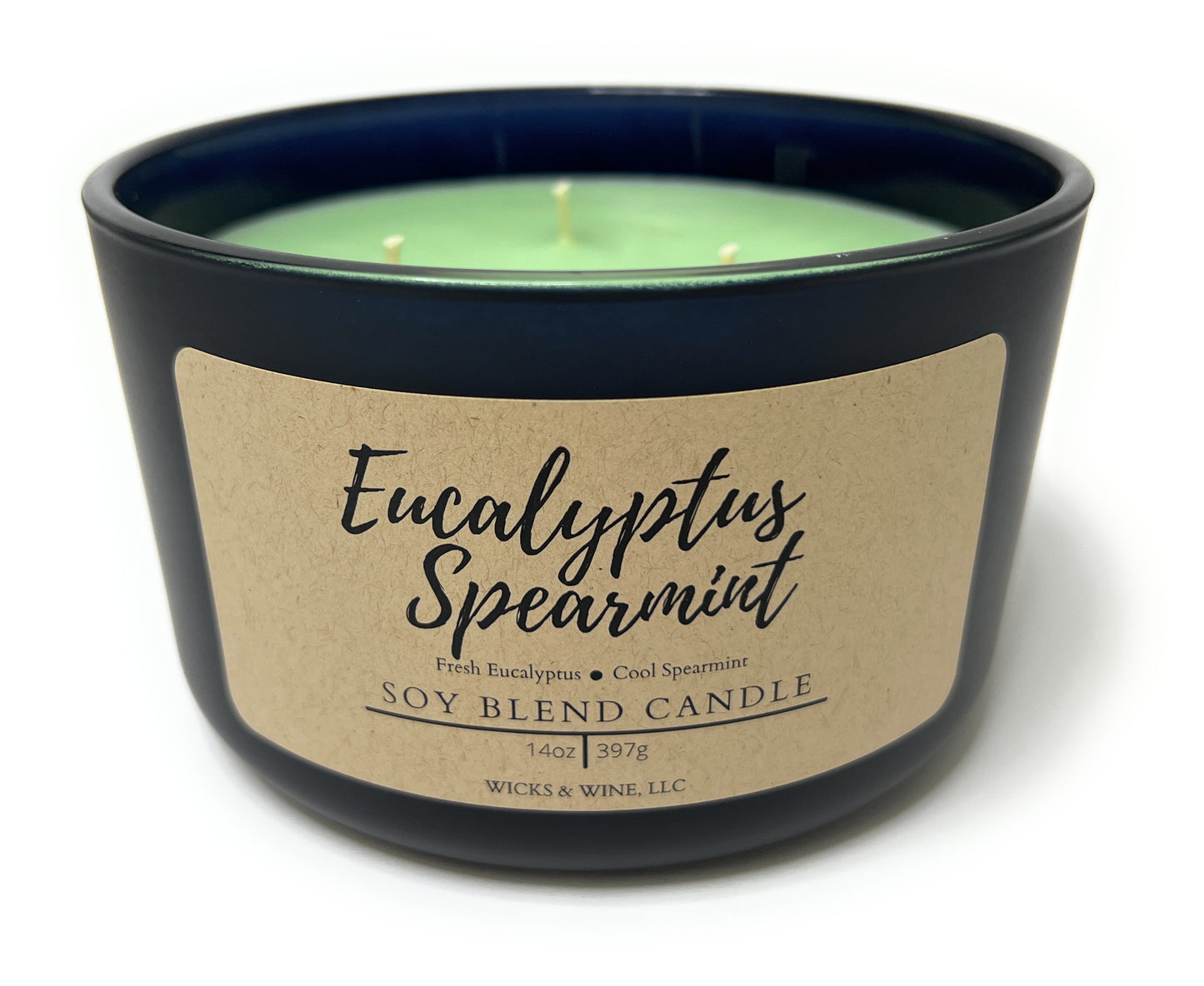 Eucalyptus Spearmint 3 Wick Candle