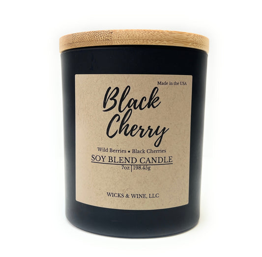 Black Cherry 1 Wick Candle