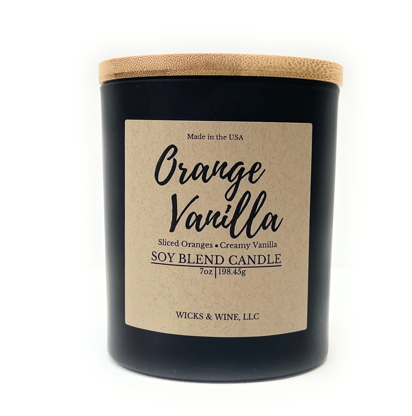 Orange Vanilla 1 Wick Candle