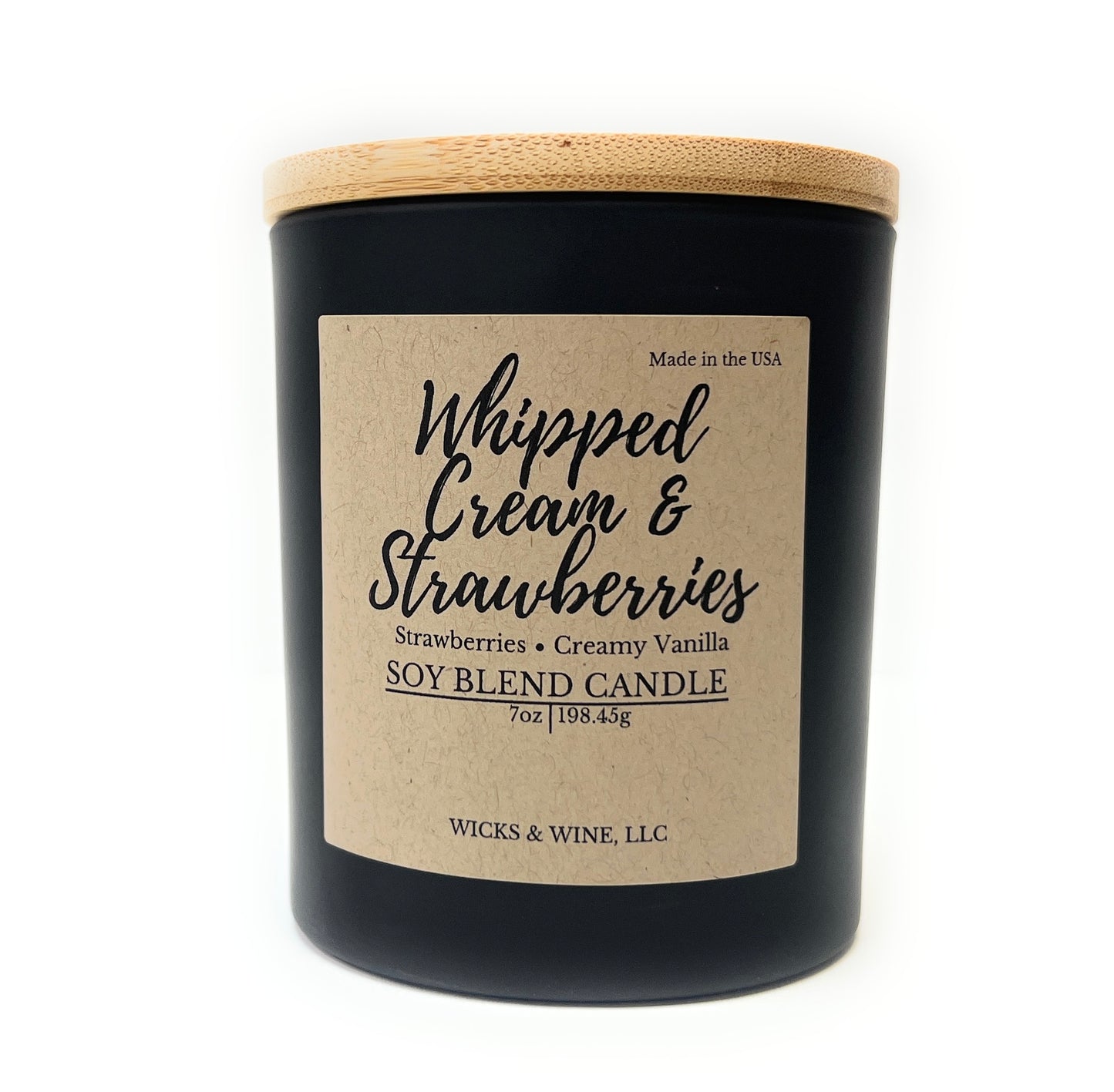 Whipped Cream & Strawberries 1 Wick Candle