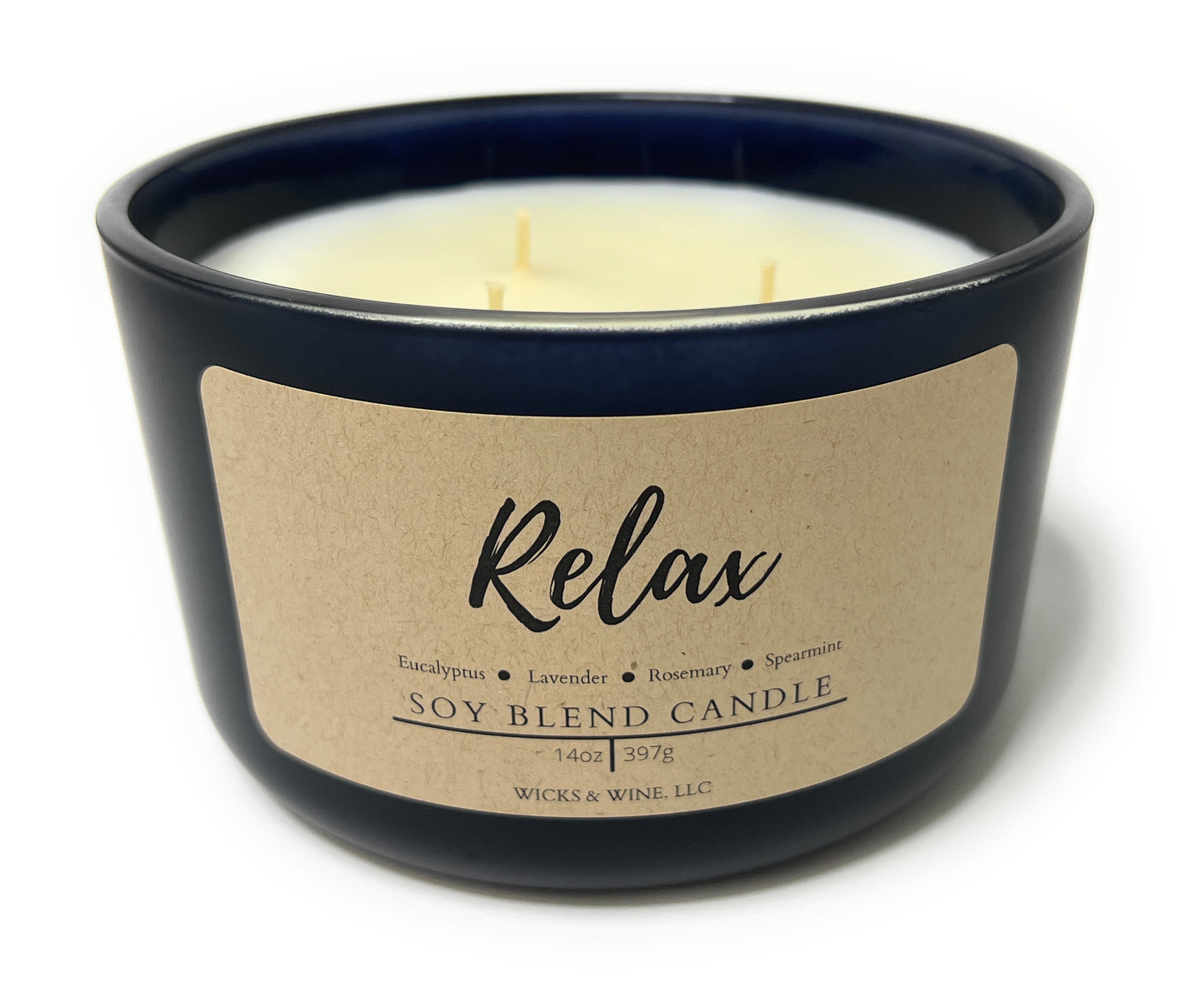 Relax 3 Wick Candle