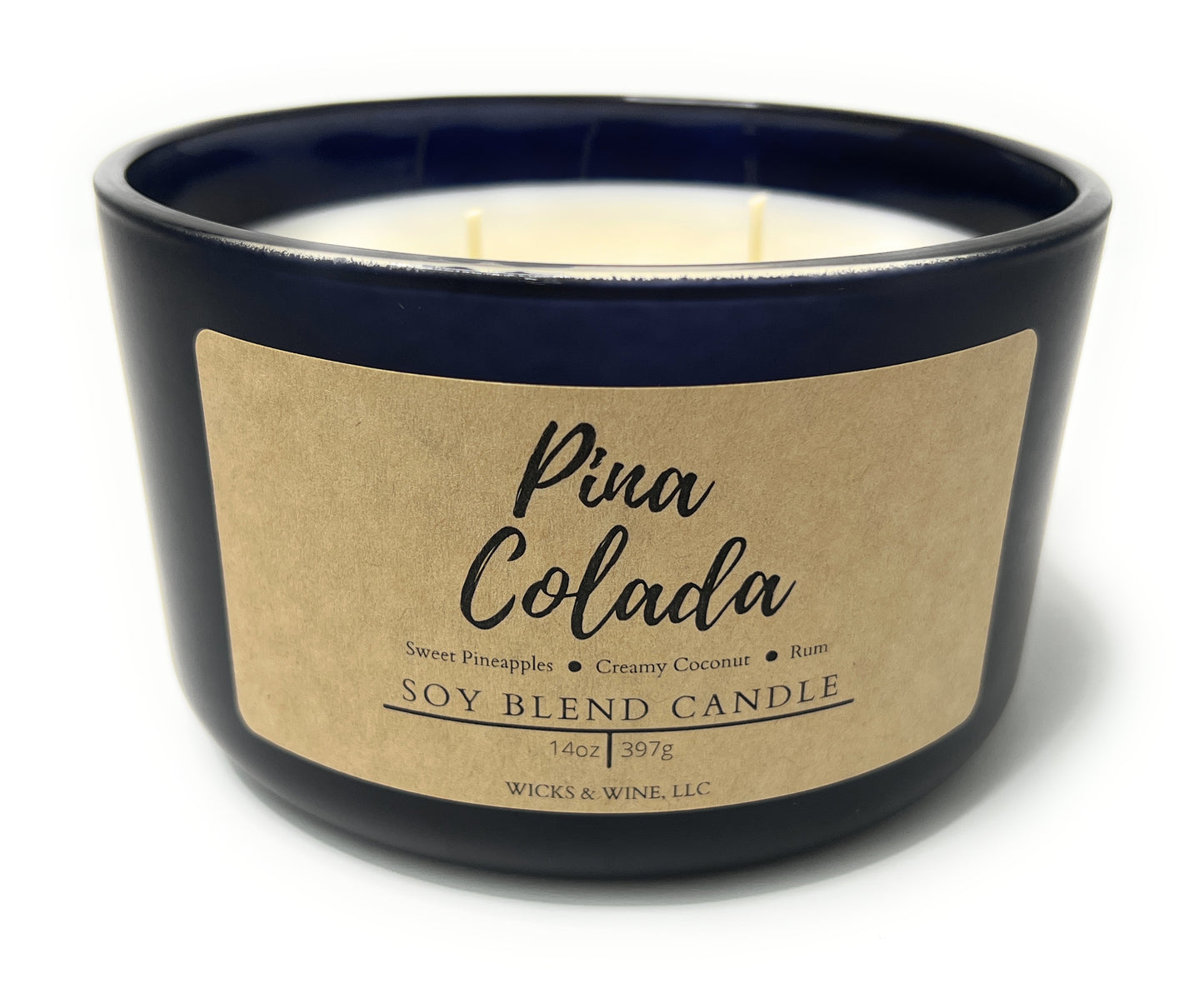 Pina Colada 3 Wick Candle